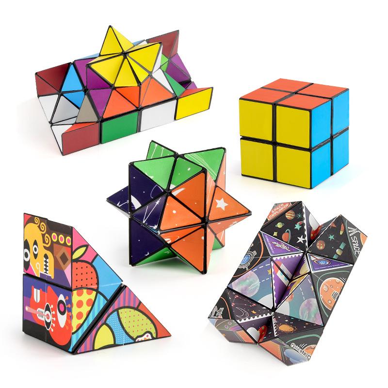 3D Cross-Border Starry Sky Magic Cube: Variational and Infinite Decompression Two-in-One