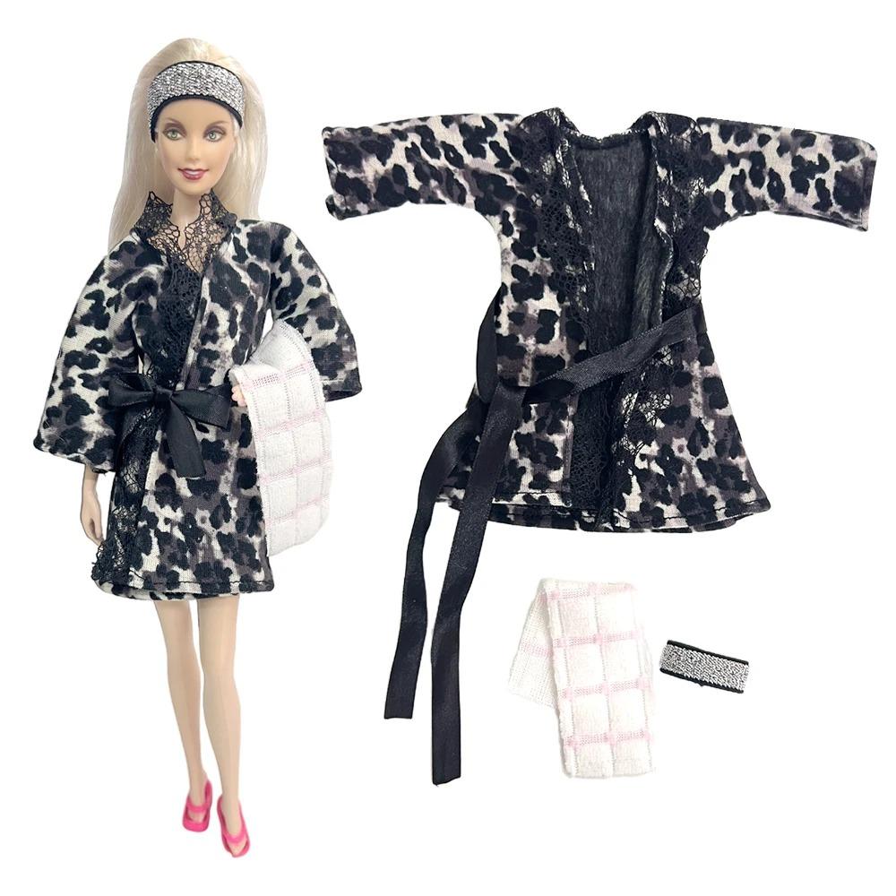 NK Multicolor 1 Pcs Long Sleeve Soft Fur Coat Tops Dress Winter Warm Wear Doll Clothes For 1/6 Doll Accessories Gift Toy JJ