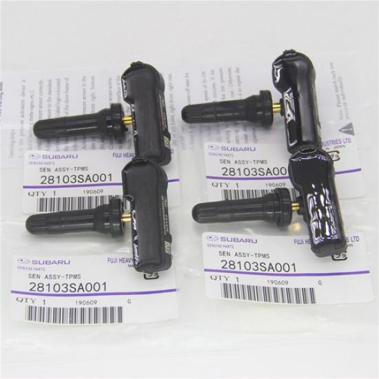 4X OEM TPMS Reifendrucksensoren 28103SA001 28103AJ00A Für Subaru WRX