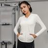 2022 Women's Quick-Dry Breathable Sports Jacket - Elastic Fitness Long Sleeve for Running & Yoga