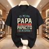 The Best Dad In the World T-shirt Gift for Dad T-Shirt Spanish Father's Day Tees Crewneck Short Sleeve Printed Tees Clothing
