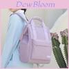 Minimalist Large Capacity Nylon Backpack With Antiburden Design For Teen Travel And School Use