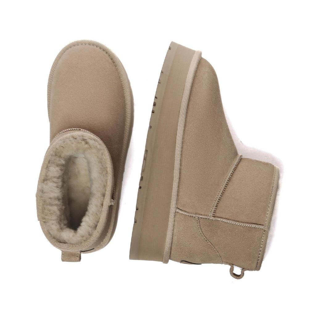 EverAu Womens/Ladies Dusky Classic Cow Suede Mini Boots