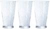 ADERIA Glass Cup Tumbler Dunk Big Tumbler 385ml Set of 3 Made In Japan [Hammered Pattern/Dishwasher Safe] B-6564