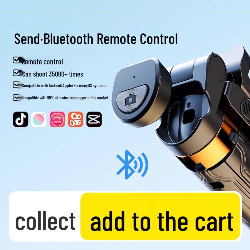 Bärbar Mini Telefon Selfiepinne & Golvstativ 2025 - Universell för Apple & Xiaomi