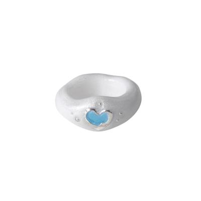 Nff Heart Blue Island Ring