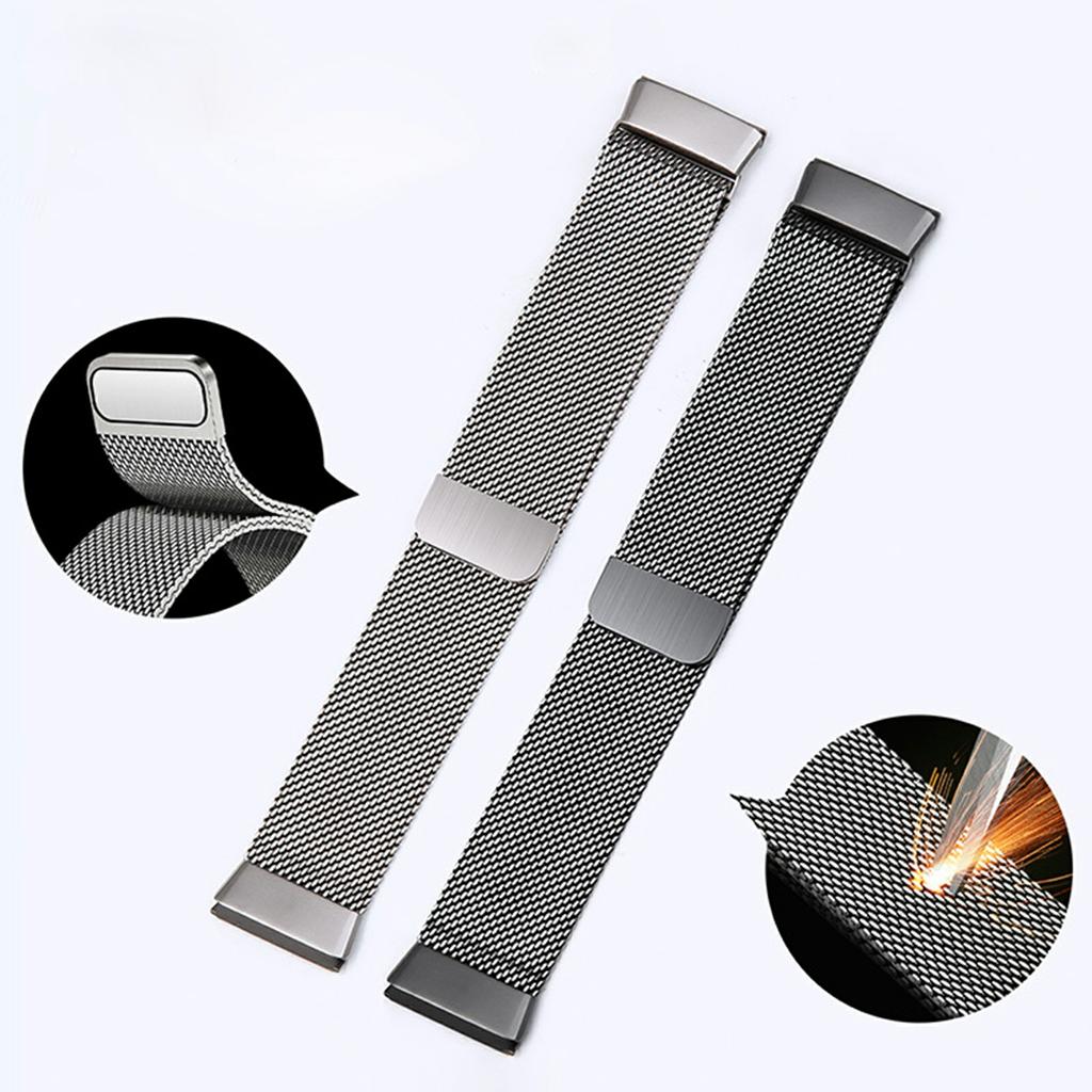 Magnetic Watch Band for Huawei Watch GT 6 Pro 46mm Stainless Steel Milanese Loop Seamless Button Quick Release Strap
