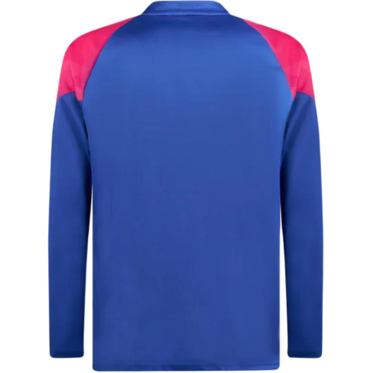 Puma Ac Milan Drycell Training 2023/24 Series 1/4 Zip Long Sleeve Training Comfortable Dry Football Shirt Men Tops Blue 772241-14