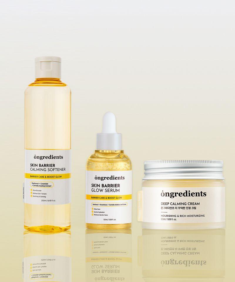 [SET] Skin Barrier Radiance Barrier 3-Piece Set (Calming Softener + Inner Glow Serum + Thick Cream)
