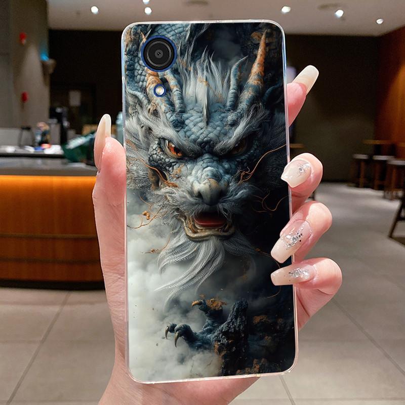 Casing For Samsung Galaxy A03 Core SM-A032F Luxury Dragon Cute Cool Boys Girls Silicone Phone Case Back Cover Transparent Shell