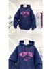 Women's Fleece-Lined Hoodie: Ulzzang Loose-Fit, Korean Style, Autumn/Winter 2025 Trend.