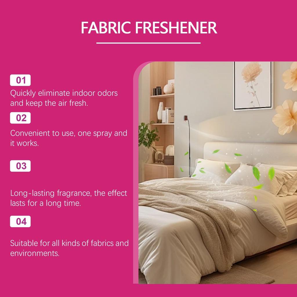 Fabric Freshener, Long-lasting , Household Hotel Deodorant,120ml