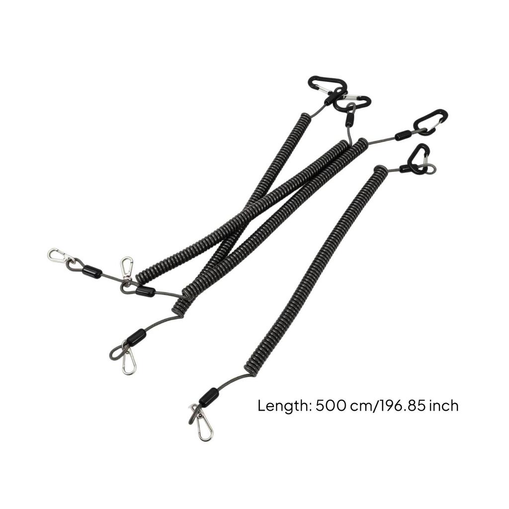 Anti-Loss Fishing Lanyard with Snap Hooks Heavy Duty for Anglers, Fishermen