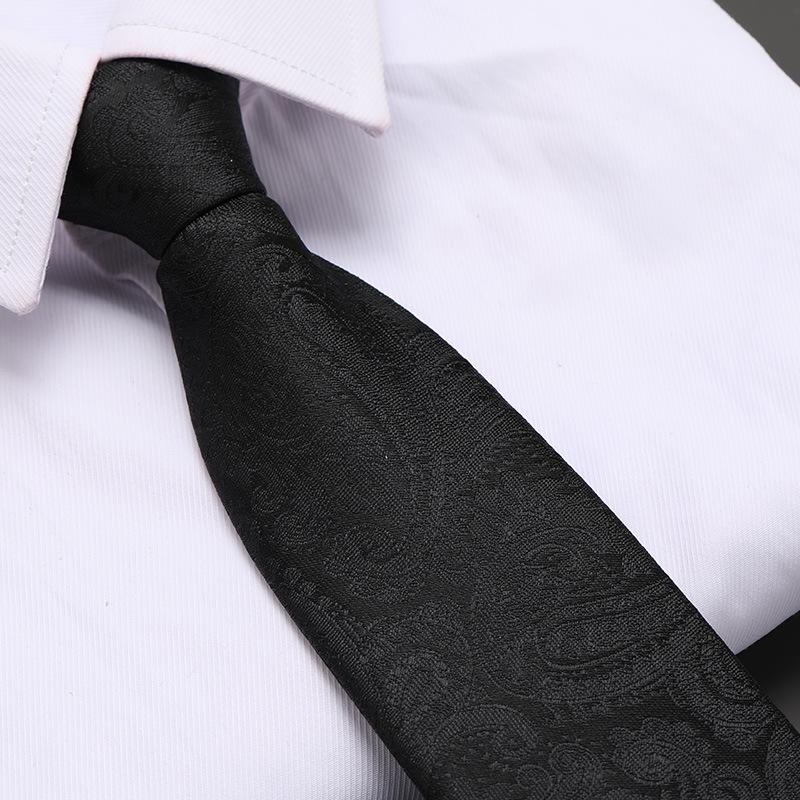 No Black Zipper Men'S Professional Dress Tie Business Casual Wedding Groom Korean Version Of A Pull Tie