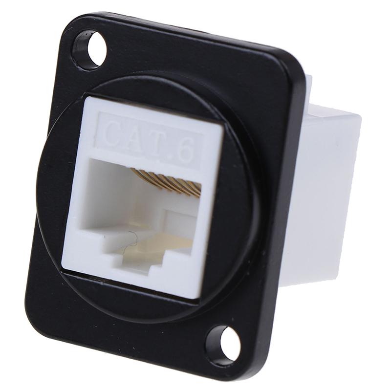 Rj45 võrgupistiku metallpaneeli pesa D-tüüpi tsingisulamist kinnitus Cat6