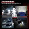 9006 9005 35W LED Headlight KIT Combo Bulbs 12V-24V DC 6000K-7000K High Low Beam Super Bright 360 Degree Beam Angle Auto Lamp