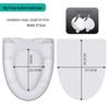 Universal Thickened UV Slow-Close Toilet Seat Cover with Quick Release for Home Use