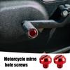 Mirror Hole Cover Cap, Motorcycle Mirror, Mirror Hole Cover, Screws, M8/M10 Universal Bike Mirror