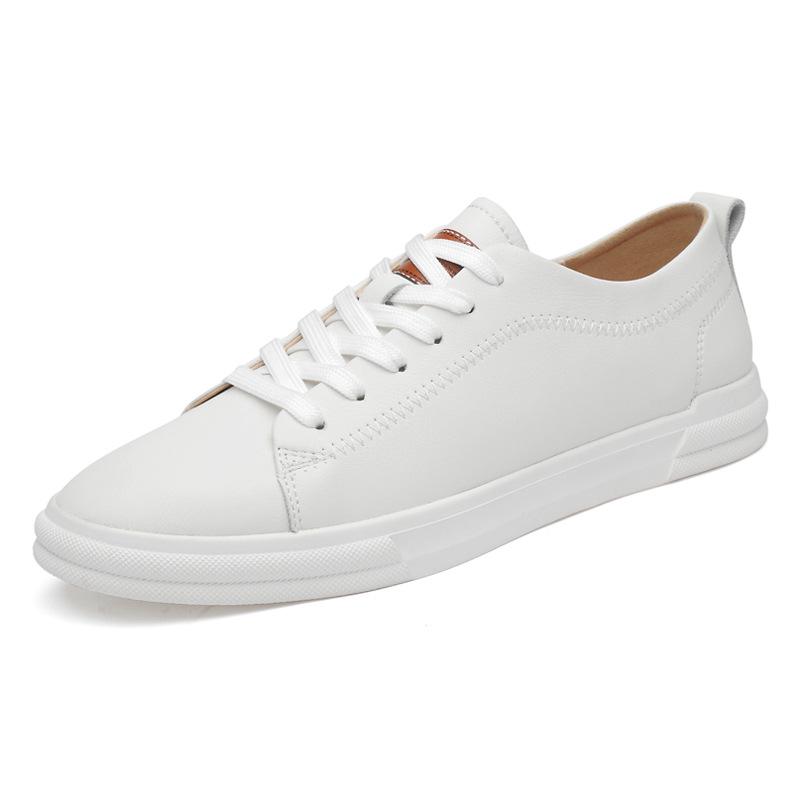 Invisible Height Boosting Japanese Style White Low-Top Suede Casual Men s Skate Shoes 42