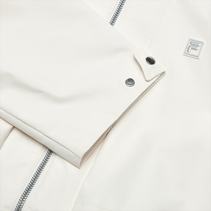 New FILA Jacket Women's Mist Lotus White F11W443702FIV
