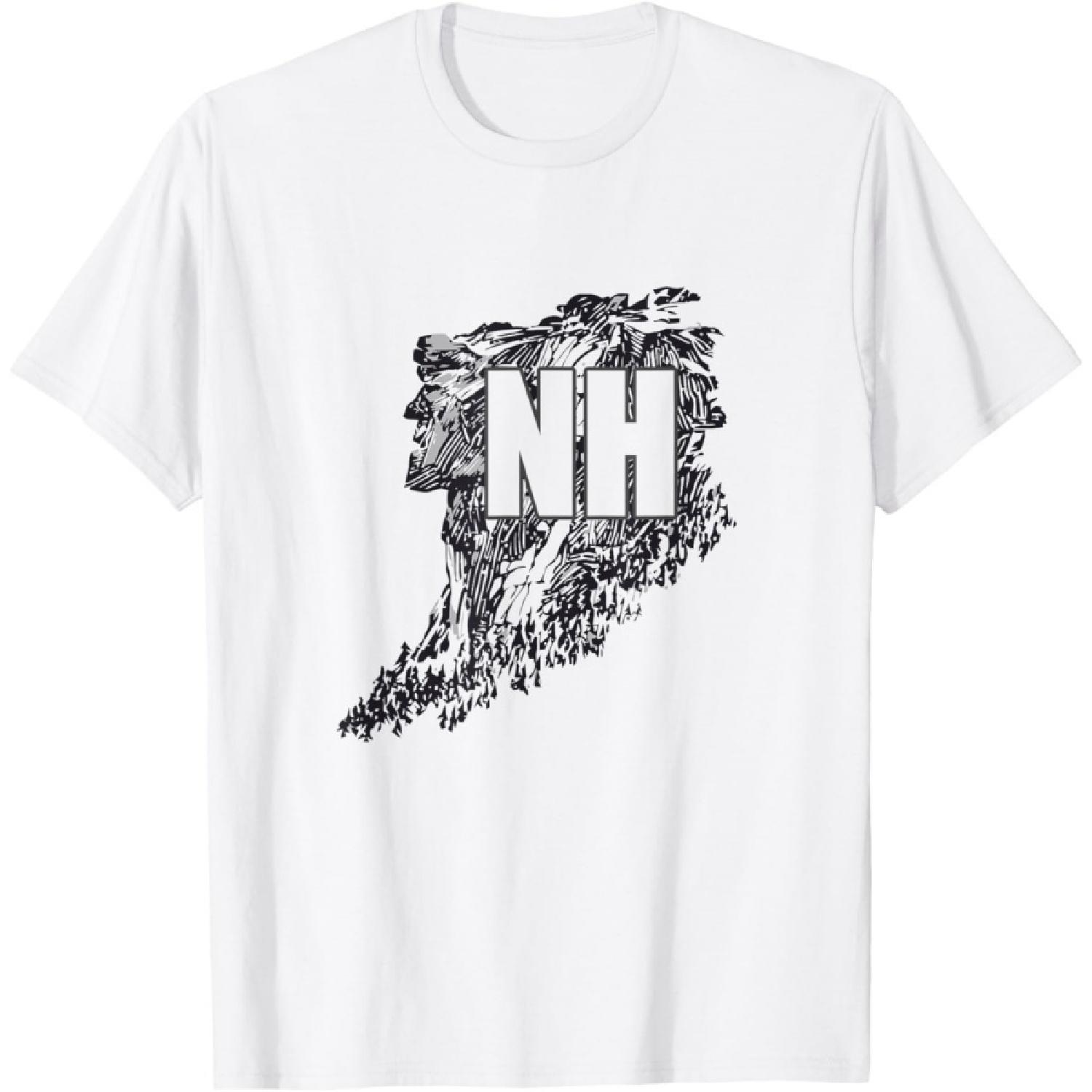 New Hampshire Old Man Of The Mountain T-Shirt T-Shirt XXXXXL белый