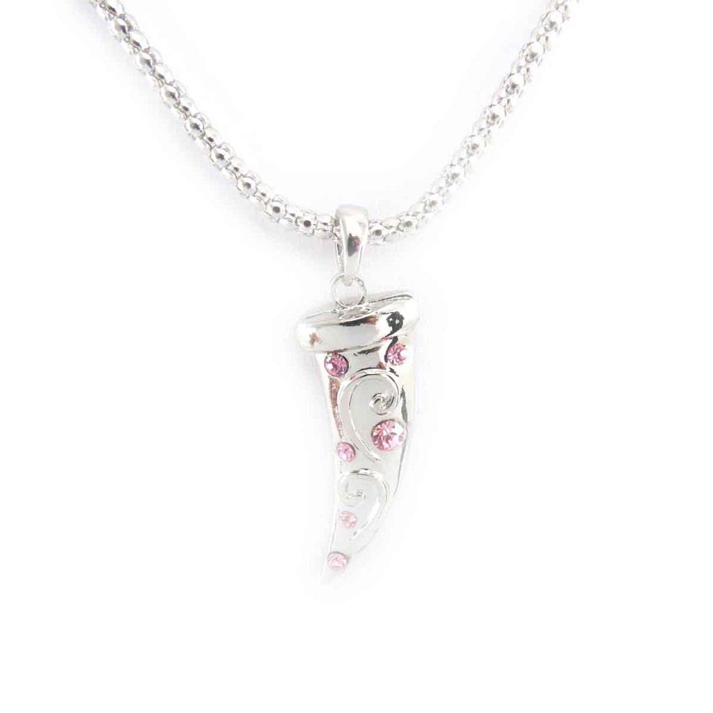 Les Trésors De Lily [J8496] - Pink 'Elixir' Designer Necklace