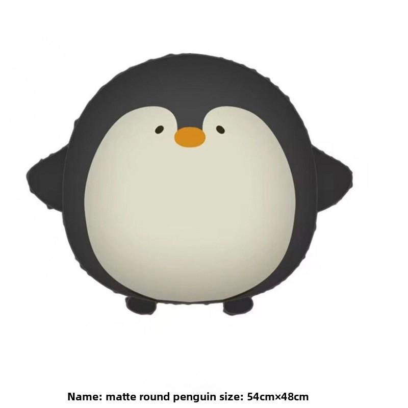 New Matte and Frosted Cartoon Penguin, Whale, Dinosaur and Animal Balloons for Children's Birthday Party Decoration and Arrangement