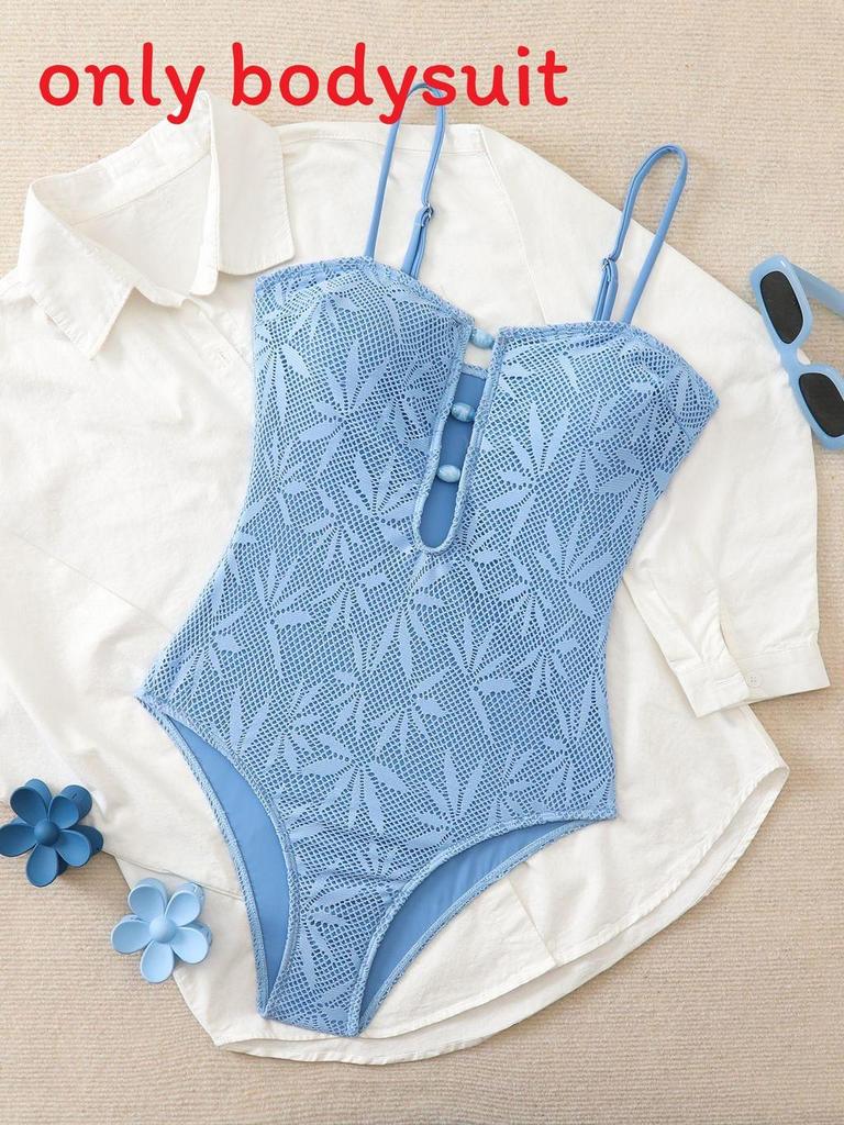 Bohemian Summer Swimsuit With Polyester Fabric For Water Sports And Beachwear