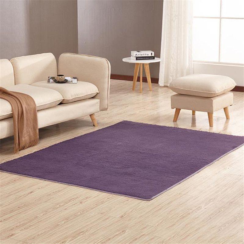Luxuriously Fluffy Rugs With Antiskid Design For Cozy Living Room Elegance