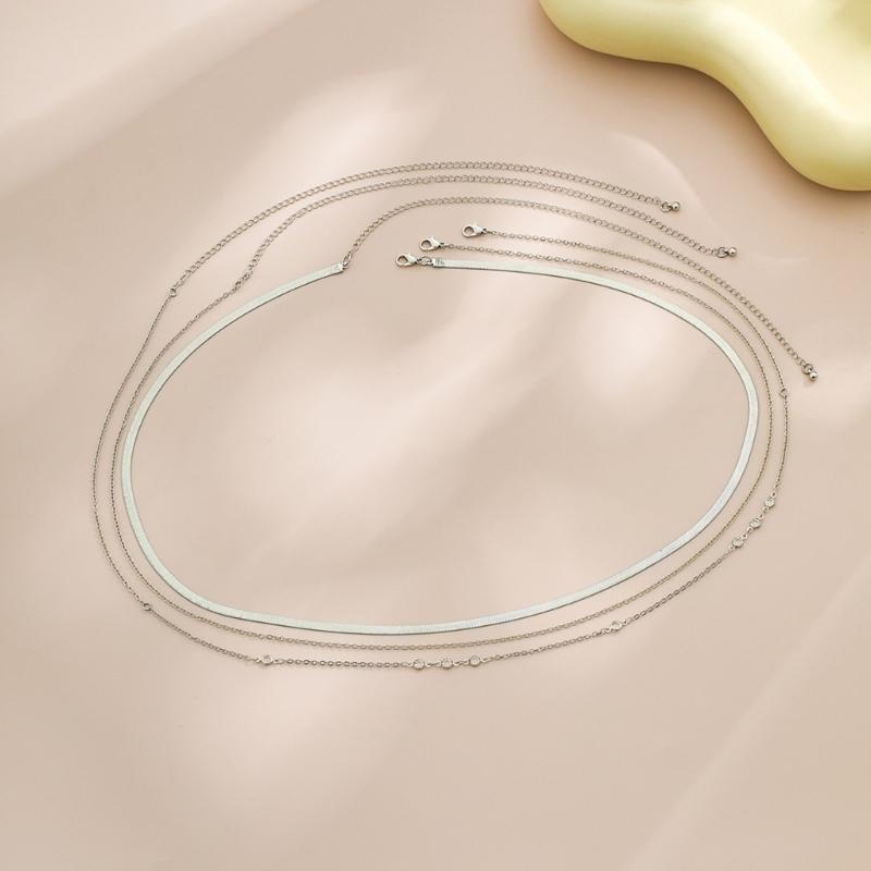 Versatile Multi Layer Snake Chain Waist Belt Stylish Women's Belly Chain Body Jewelry for Casual and Formal Attire
