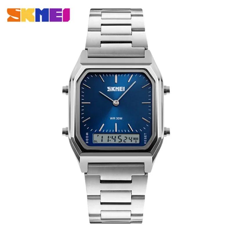 SKMEI 1220 Watch Men Digital Fashion Casual Dual Time Sports Chronograph Waterproof Quartz Men's Wristwatches Relogio Masculino