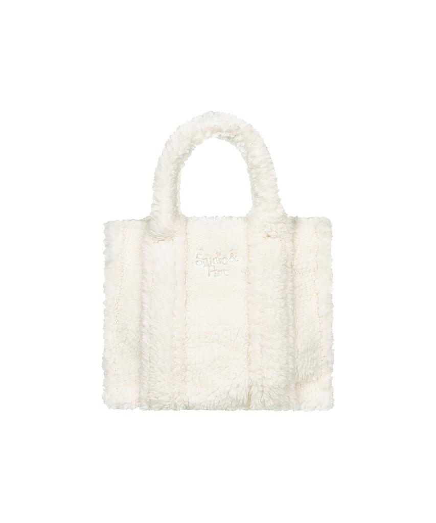 Studio&Parc Shearing Tote Bag_White