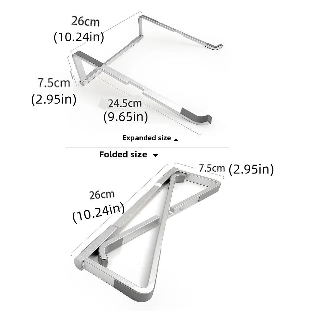 Foldable Laptop Holder Stand Lifting Laptop Cooling Bracket Laptop Folding Stand  Office/Home Use