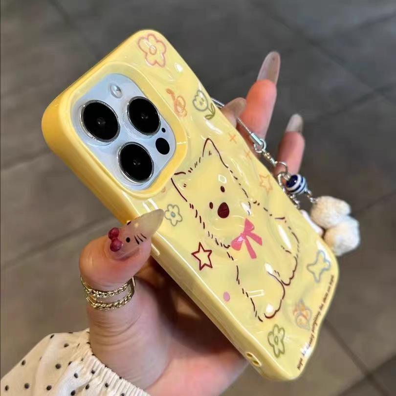 West Highland Suitable for Apple 16PROMAX mobile phone case Meteorite TPU Internet celebrity iphone15PRO mobile phone case