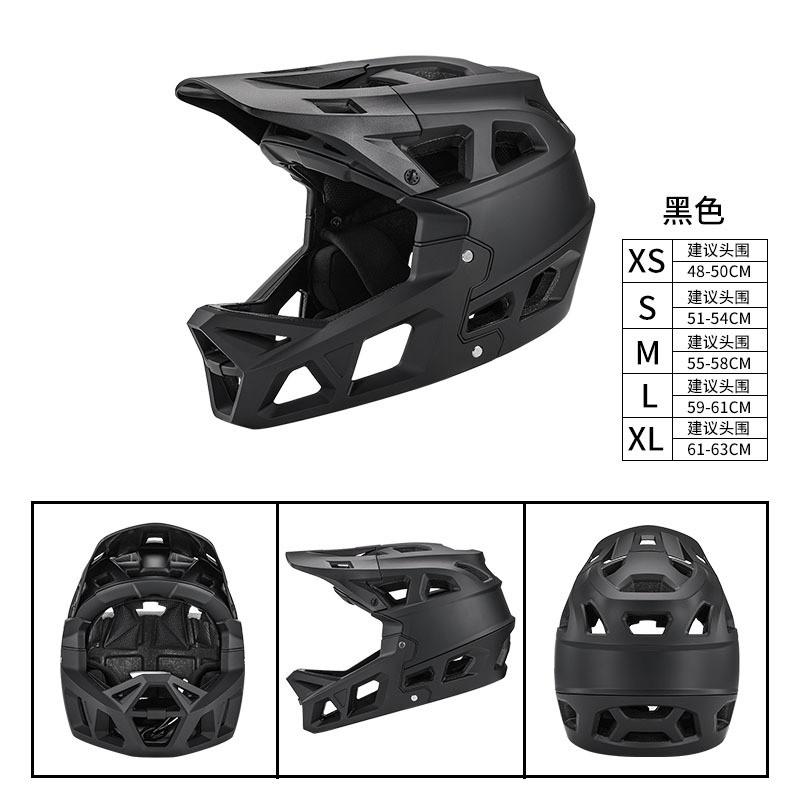 Full Face Mountain Bike Helmet Downhill Racing Adult Cycling Protective Gear PC EPS Safety