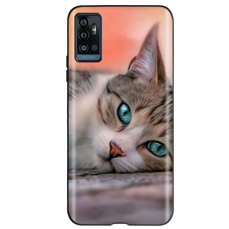 For ZTE Blade A71 Case Silicone Back Cover Phone Cases for zte blade A 71 a71 A7030 Soft Coque Fashion TPU bumper Eiffel Tower