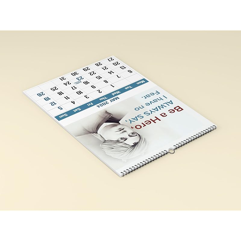 

AccuPrints Legend Motivational Quotes 2021 Wall Hanging Calendar and Planner (12 x 18 inches) Paper -170 GSM 14 x 20