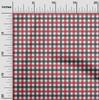 oneOone Tessuto Cotone Flex Tessuto a Quadretti Gingham Stampe al Metro Larghezza 40 Pollici