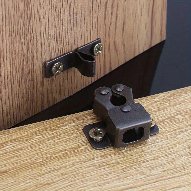 5pcs Cabinet Door Suction Door Buckle Magnetic Suction Spring Buckle Magnet Door Door Device