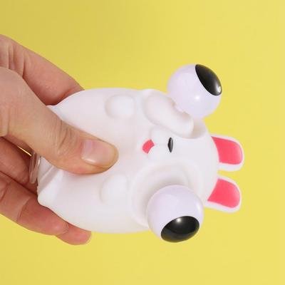 Elastické Měkké Pop Eye Mačkací Senzorické Hračky Pružné Mačkací Pomalá Vratnost Štěně Mačkací Hračka Kočka Kreslený Králík Fidget Hračky Dospělý