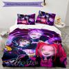3pcs KPop Demon Hunters36 Cover Set - Personalized Name, HD Printed Bedding with 1 Cover and 2 Pillowcases - Perfect for Home Decor, Easy Care