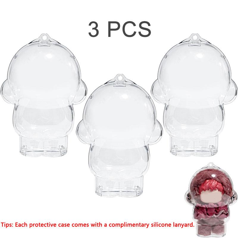 Protective Case For Skullpanda Winter Symphony And Garden Of Light Series Portable Organiser Box Clear Cover For Plush Dolls