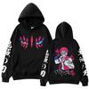 Anime Demon Slayer Infinity Castle Akaza Hoodie Men Women Harajuku Pullover Hoodie Y2k Clothes Tops