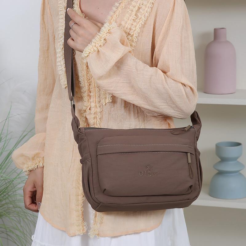 Damska torba crossbody Duża pojemność Nylonowa wodoodporna torba Wielokomorowa torba na ramię