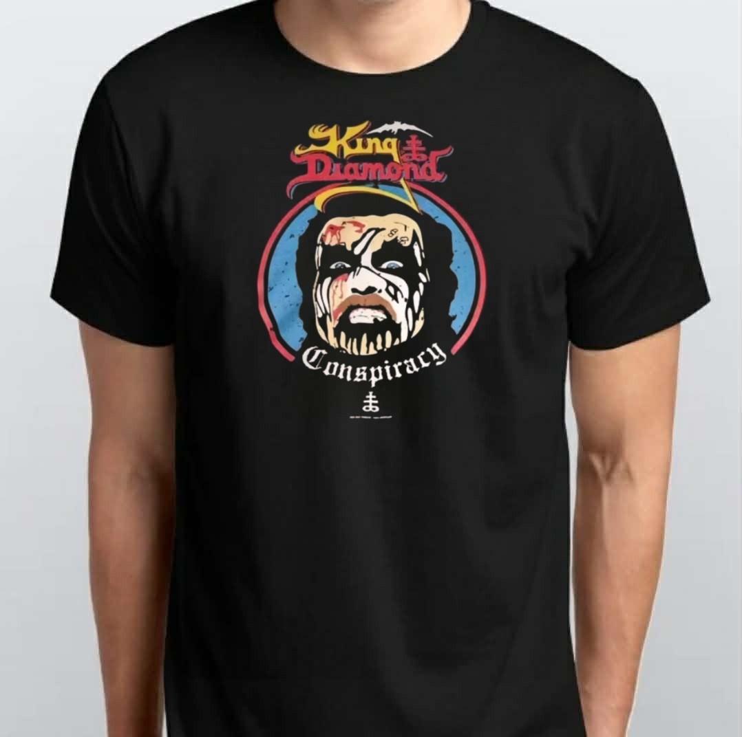 King Diamond - Conspiracy Band Unisex T-SHIRT S M L XL XXL 3 4 XL Black M