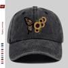 Pc Unisex Sunflower And Butterfly Print Baseball Cap with Fashion Floral Design Sun Hat Party Decor Hat Comfortable Lightweig