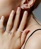 Raindrop Jewelry 3Mm Princess Eternity Ring [S925]