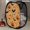 1Pcs Halloween Series 3 Pop-Up Laundry Hamper Expandable Mesh Hamper Basket for Room Bedroom Bathroom Organization Contemporary Storage