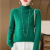 Women Sweater 100% Wool MODERN NEW SAGA Turtleneck Knit Pullover Thick Winter Jumpers Female Knit Tops