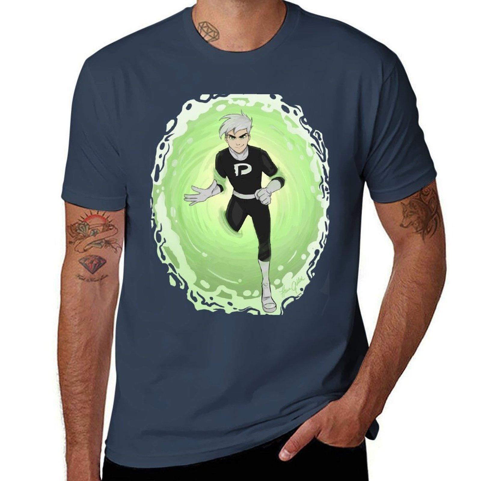 Danny Phantom TShirt UV Sun Protection Tee Shirt S